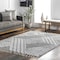 Nuloom Risette Geometric Shag Tassel Area Rug 8ft 10in x 12ft OZDN19B-9012 - alternate 1